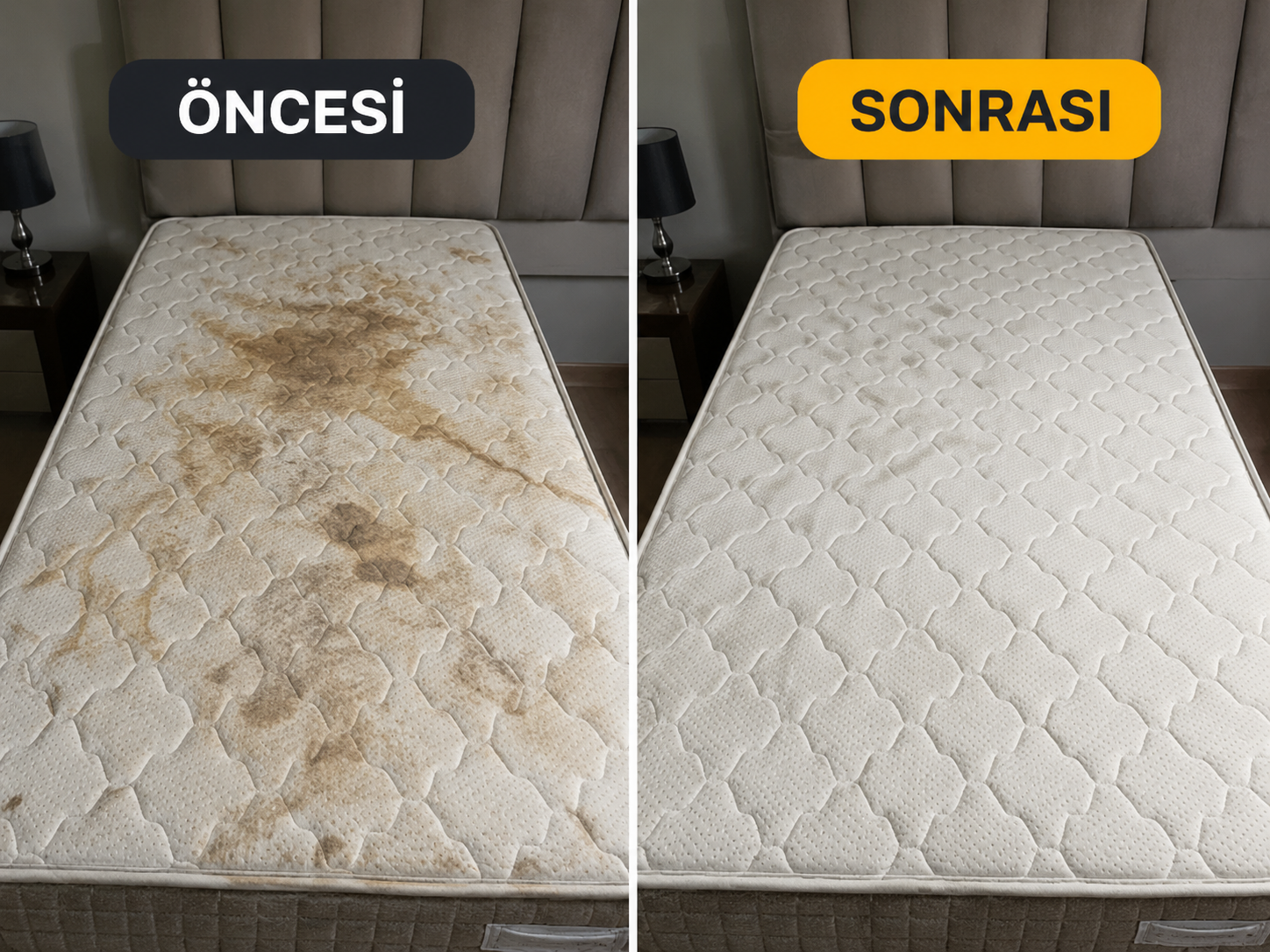 Profesyonel yatak yıkama ve yatak temizliği